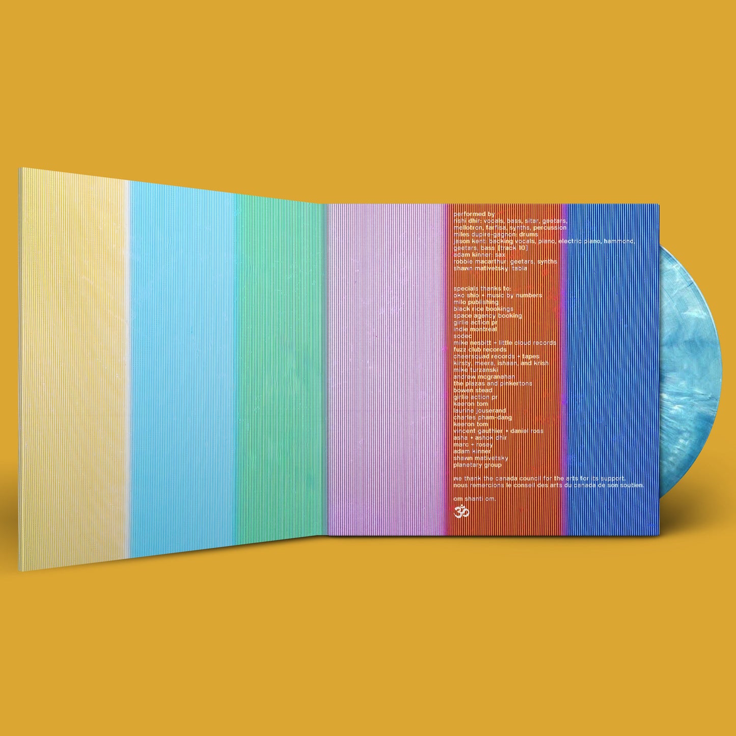 Back Into The Dream - 'Dream Edition' Blue and White Handpour Vinyl